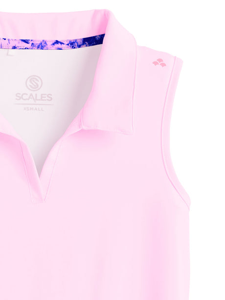 SCALES Offshore Core Womens Sleeveless Polo