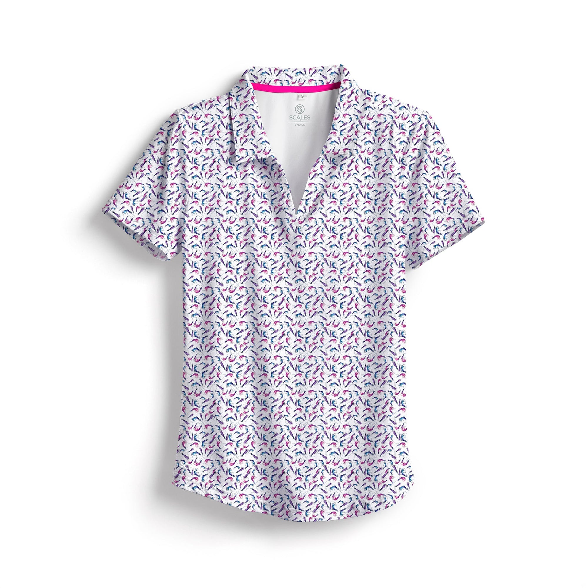 SCALES Lures of the Sea Womens Polo