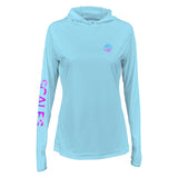 SCALES Tide Dye Flyer Womens Hooded Performance