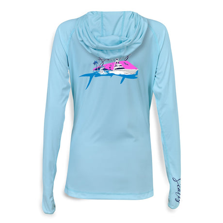 SCALES Mahi Slam Womens Hooded Performance