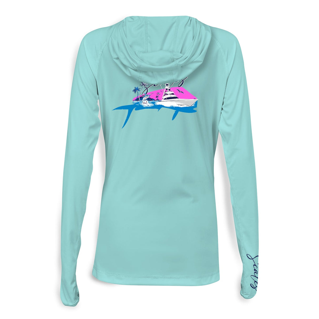 SCALES Mahi Slam Womens Hooded Performance