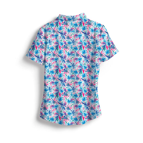 SCALES Wild Flowers Womens Polo