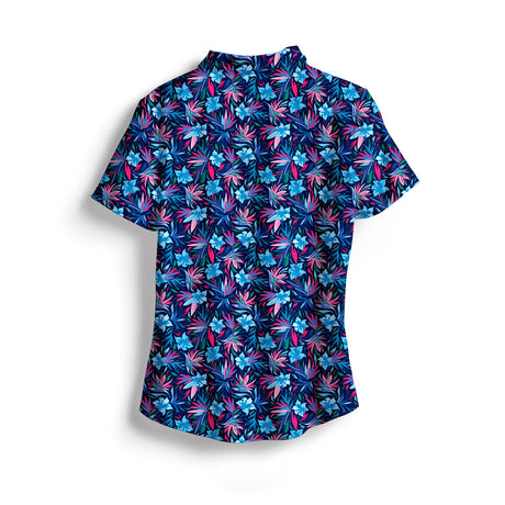 SCALES Wild Flowers Womens Polo