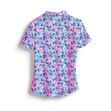 SCALES Wild Flowers Womens Polo