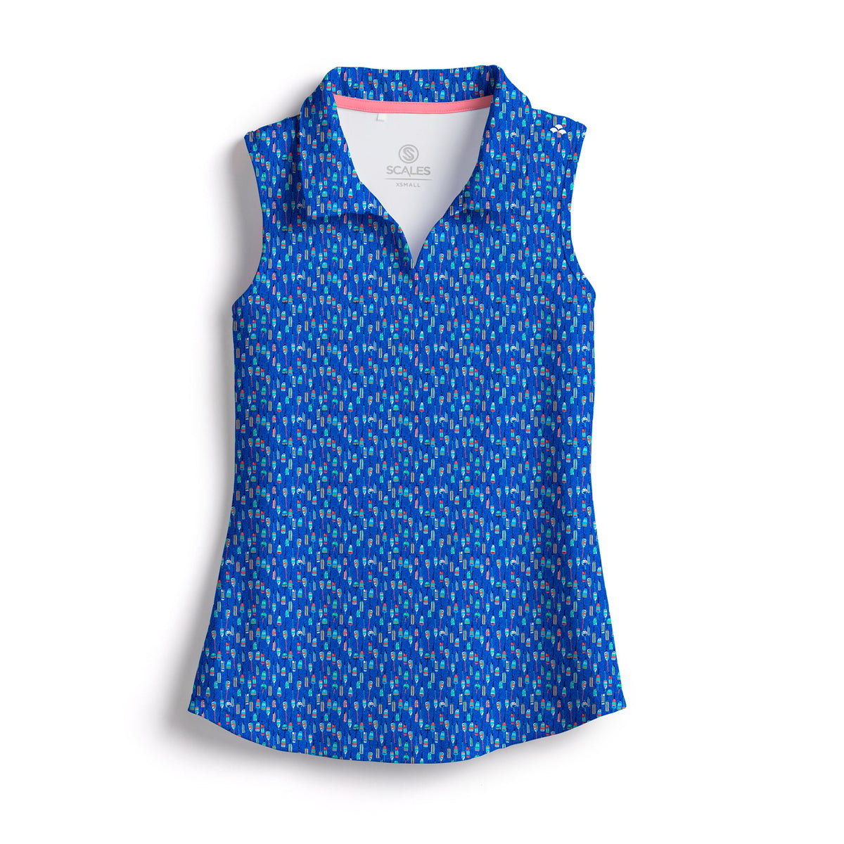 SCALES Buoys Sleeveless Womens Polo