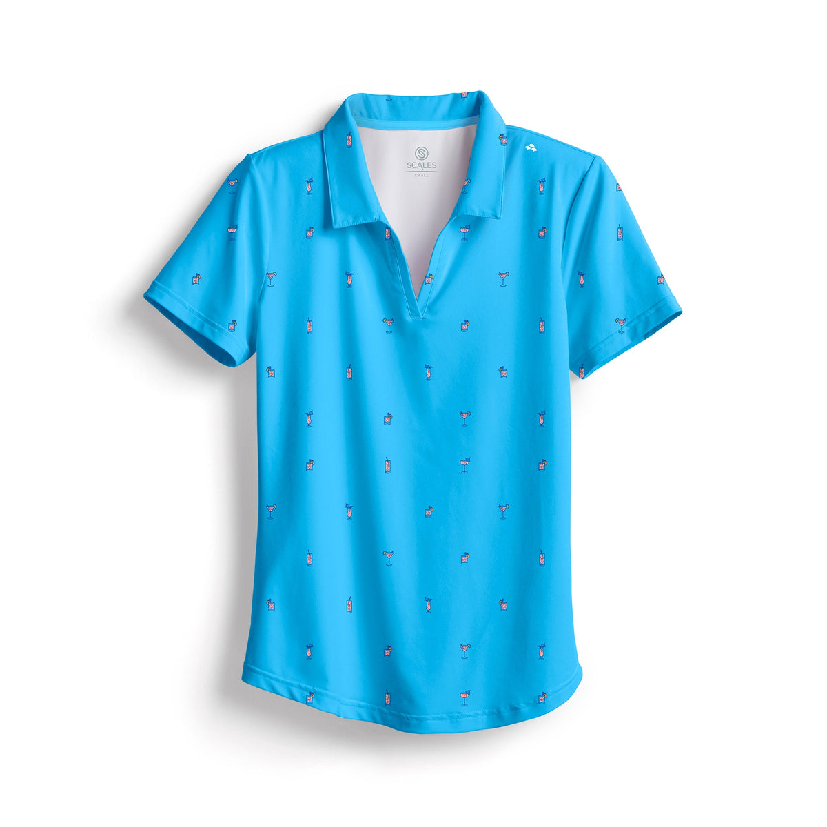 SCALES Cheers Womens Short Sleeve Polo