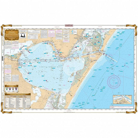 Waterproof Charts 112F Corpus Christi Fishing Inshore