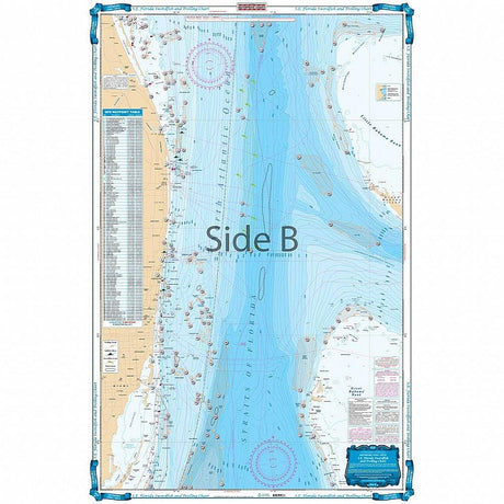 Waterproof Charts 123F SE Florida - Swordfish & Trolling Fishing