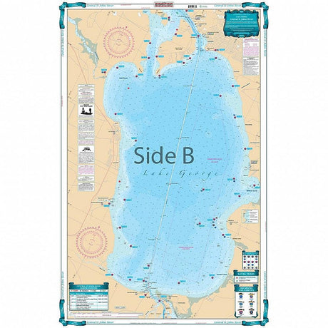 Waterproof Charts 137F Central St. Johns River Fishing Lake Fishing