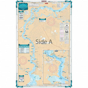 Waterproof Charts 137F Central St. Johns River Fishing Lake Fishing