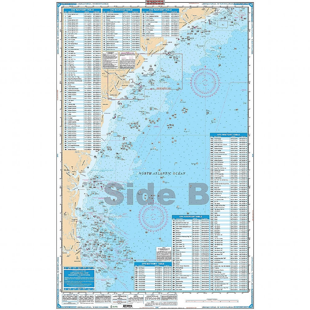 Waterproof Charts 138F Lower St. Johns River Fishing Lake Fishing