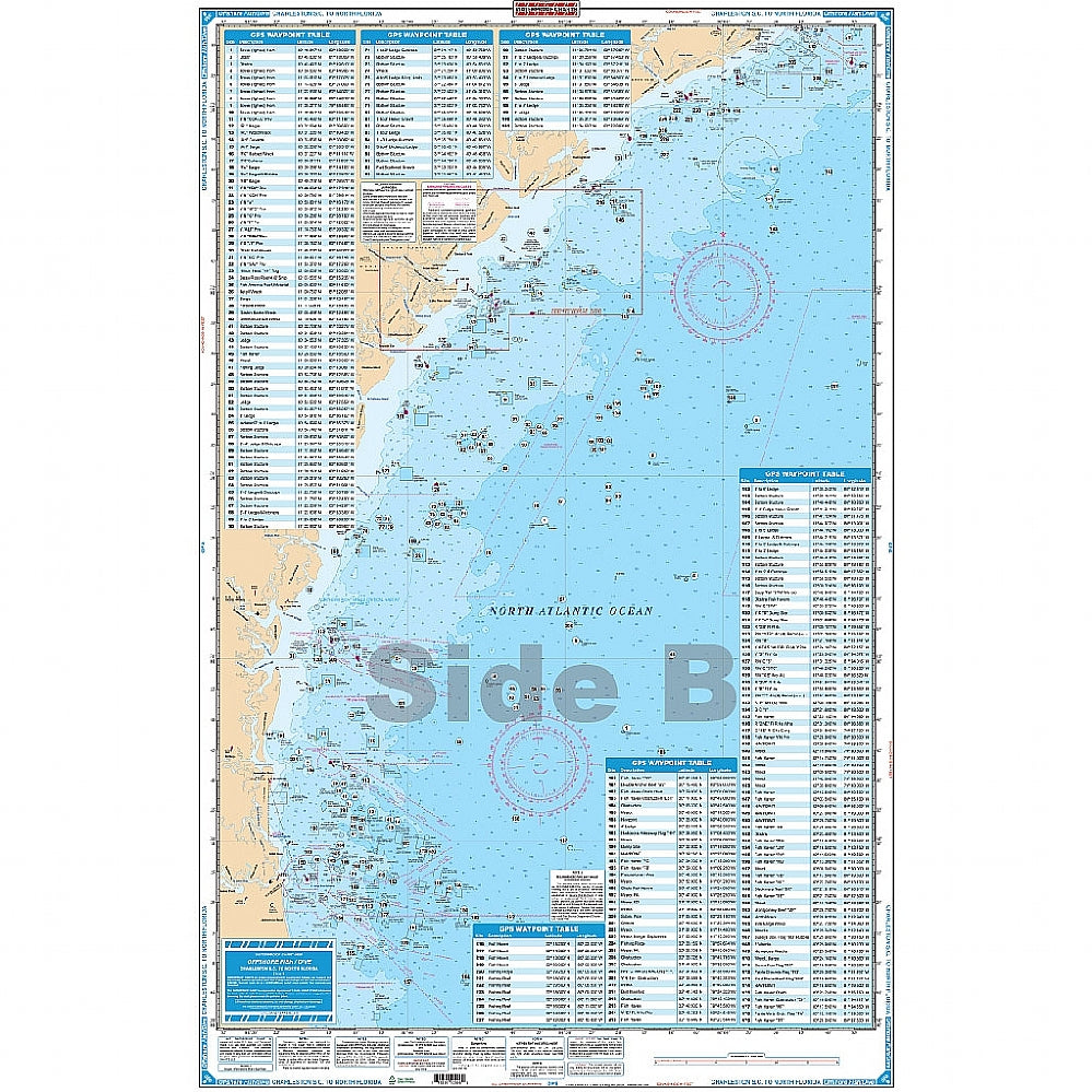 Waterproof Charts - Cape Canaveral Offshore Fishing