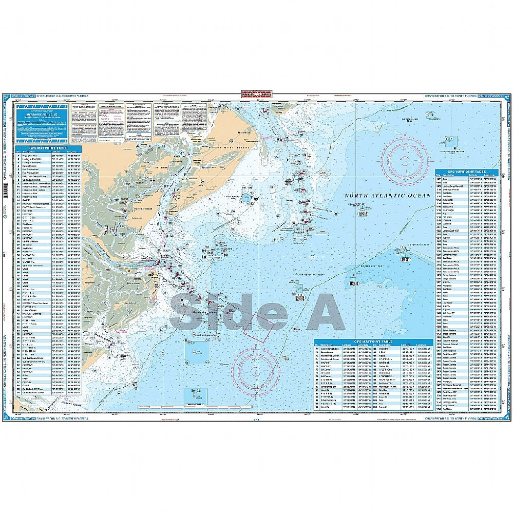 Waterproof Charts 138F Lower St. Johns River Fishing Lake Fishing