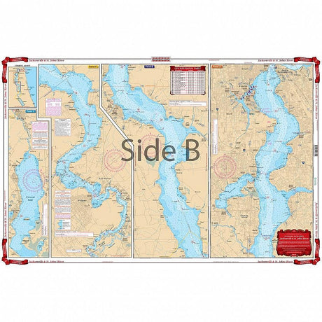 Waterproof Charts 37 Jacksonville & St. Johns River Standard Navigation