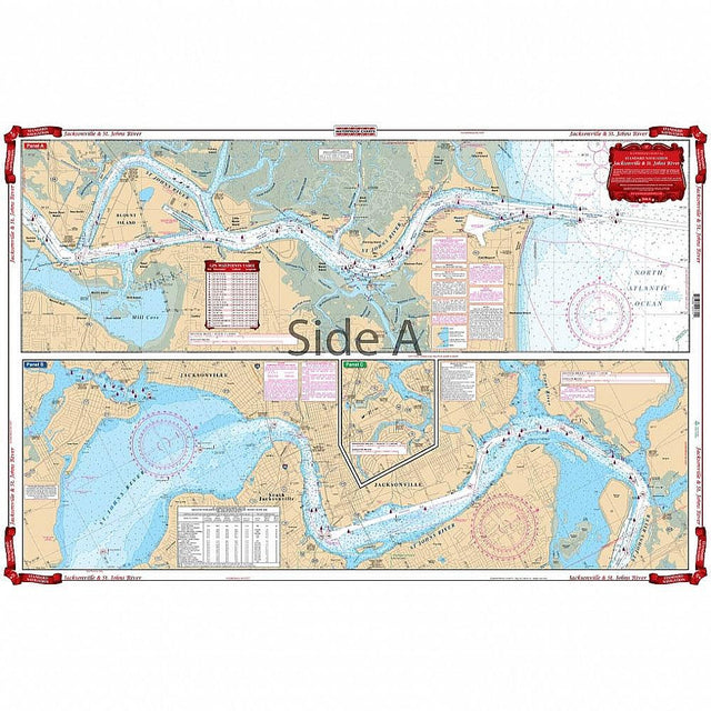 Waterproof Charts 37 Jacksonville & St. Johns River Standard Navigation