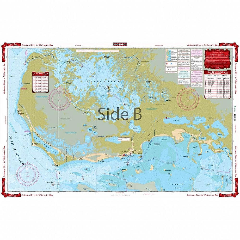 Waterproof Charts 39 Lostmans River & Whitewater Bay Standard Navigation