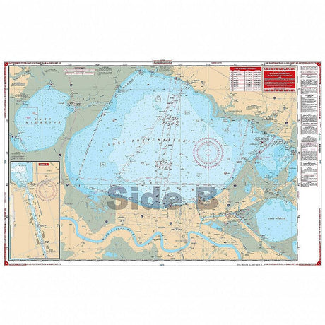 Waterproof Charts 40 Lake Ponchartrain to Gulfport Standard