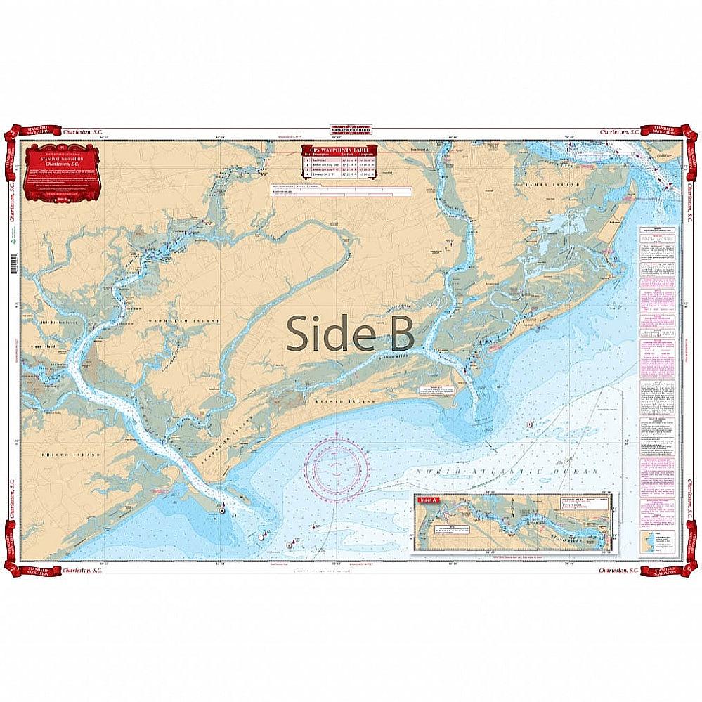 Waterproof Charts 95 Charleston South Carolina Standard Navigation