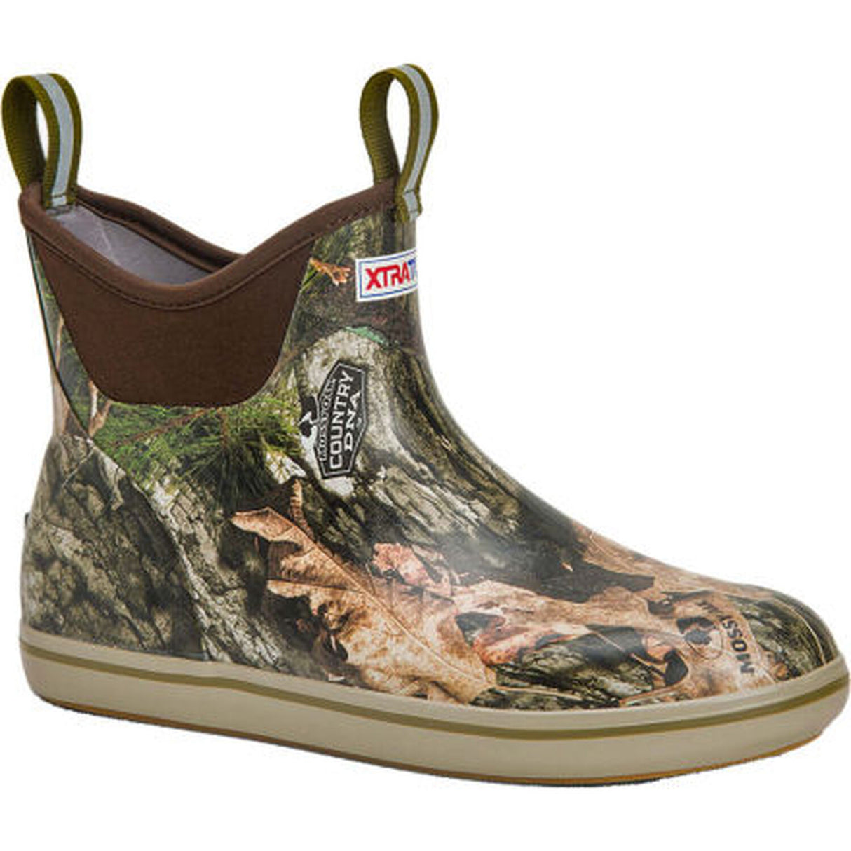 XTRATUF Men's Mossy Oak Country DNA 6" Ankle Deck Boot