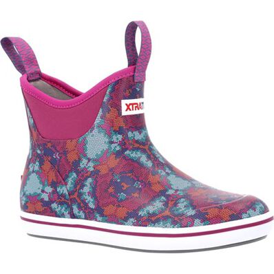 XTRATUF Women's Kaleidoscope Scales 6" Ankle Deck Boot