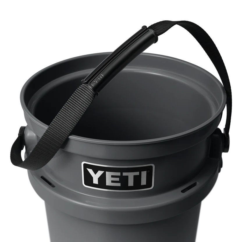 YETI Loadout 5-Gallon Bucket, Impact Resistant Fishing/Utility Bucket, White