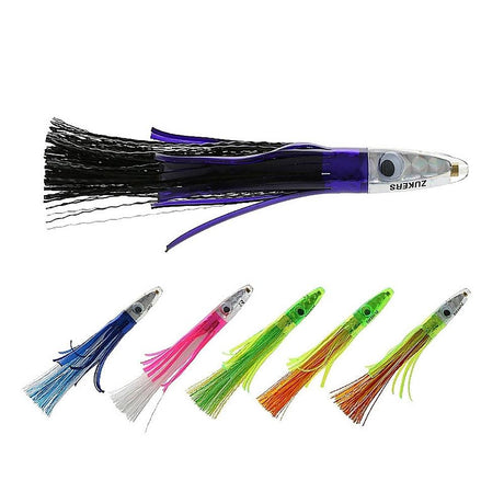 Zuker Grass Feather Trolling Lure with Mylar 6"