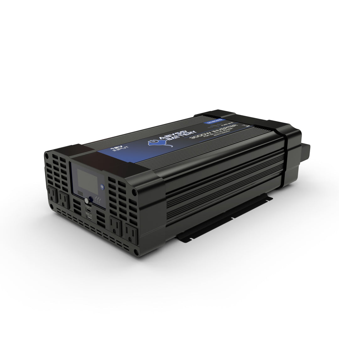 ABYSS 12V 3000W DC to AC Inverter - Pure Sine Wave