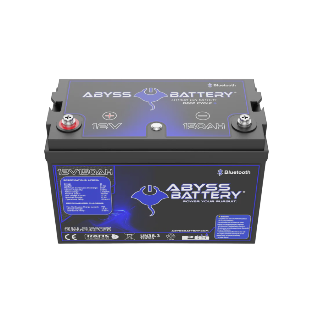 ABYSS 12V 150AH Dual Purpose Lithium Marine Battery