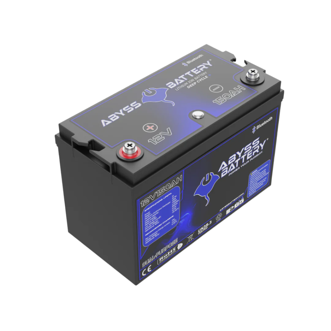 ABYSS 12V 150AH Dual Purpose Lithium Marine Battery