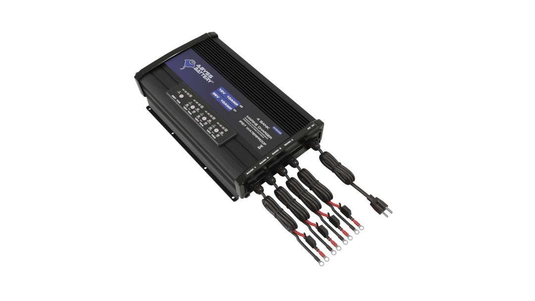 ABYSS 4 Bank 12V/36V On-Board Marine Battery Charger