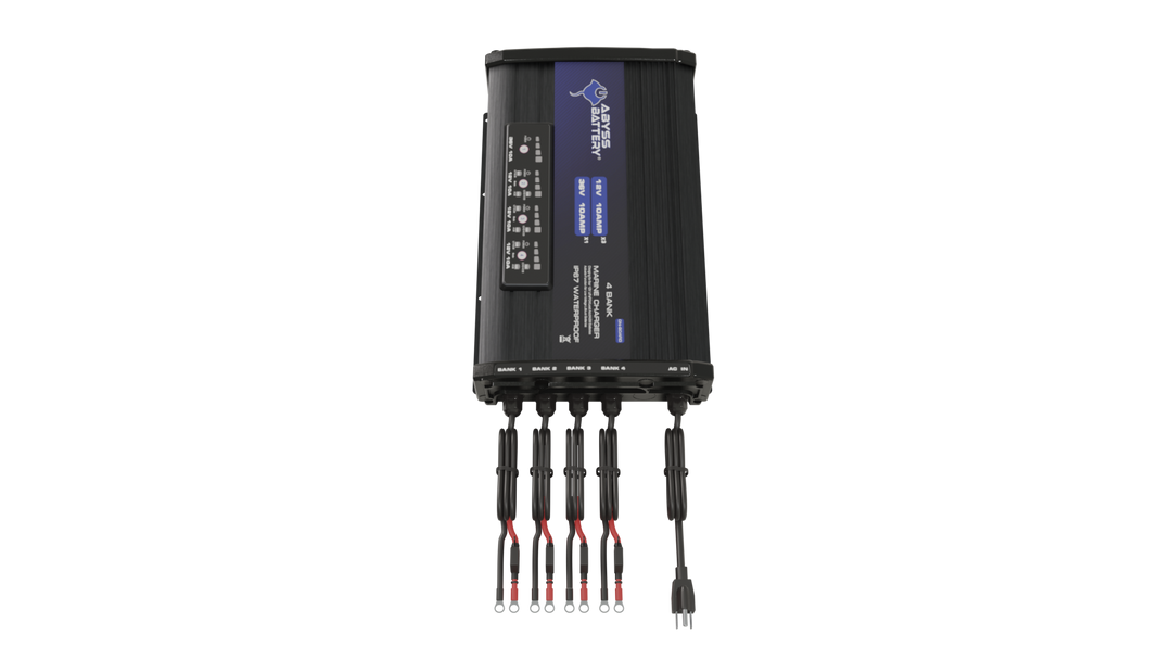 ABYSS 4 Bank 12V/36V On-Board Marine Battery Charger