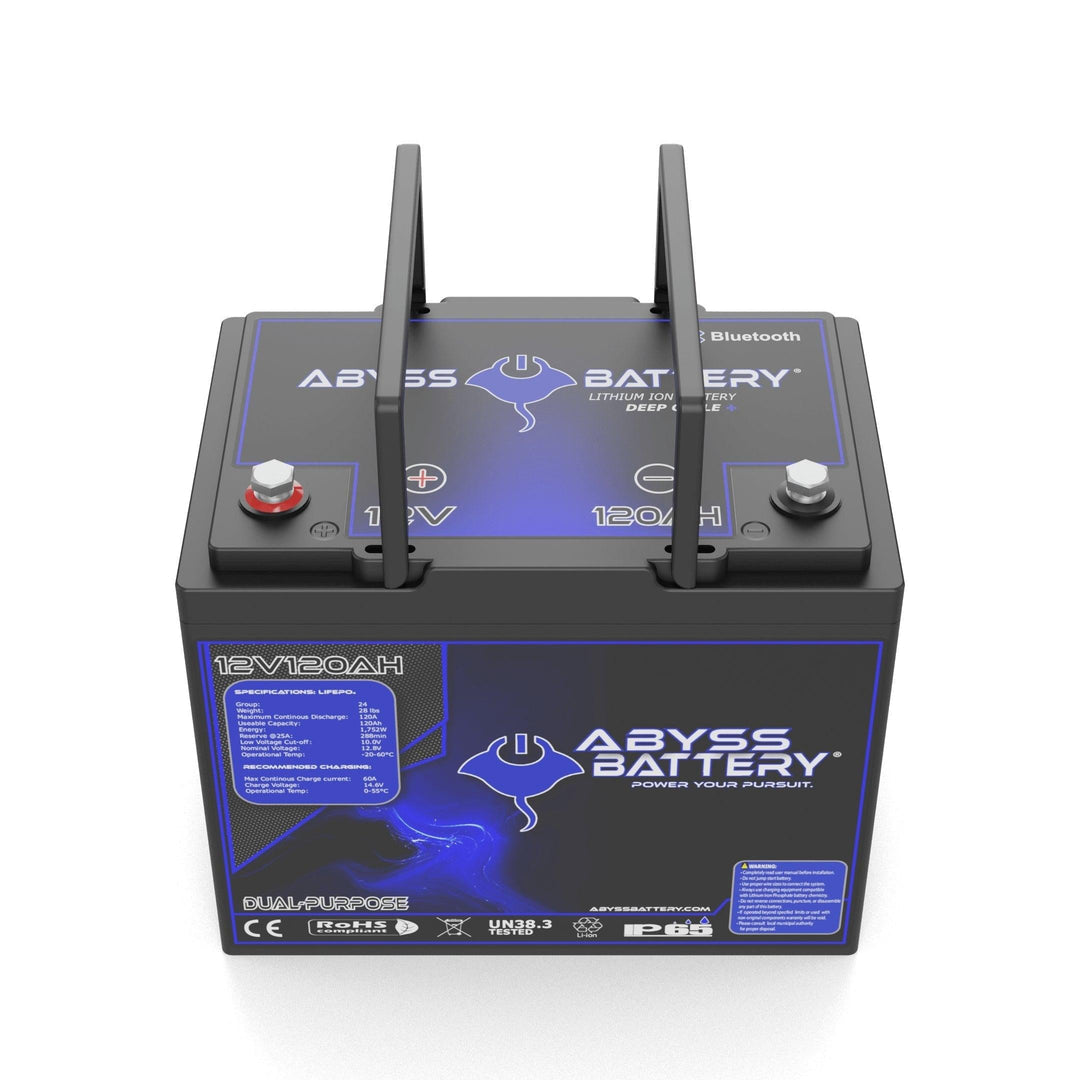 ABYSS 12V 120AH Dual Purpose Lithium Marine Battery