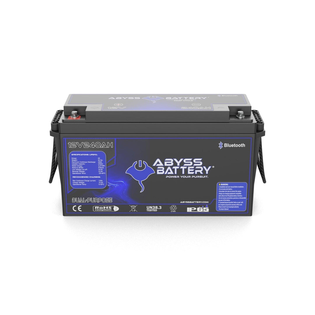 ABYSS 12V 240AH Dual Purpose Lithium Marine Battery