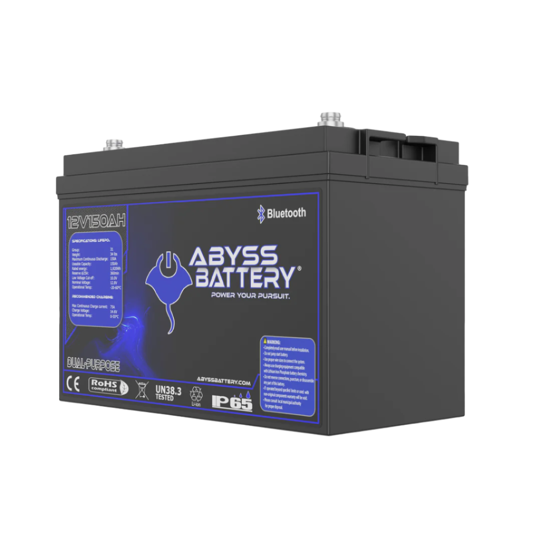 ABYSS 12V 150AH Dual Purpose Lithium Marine Battery