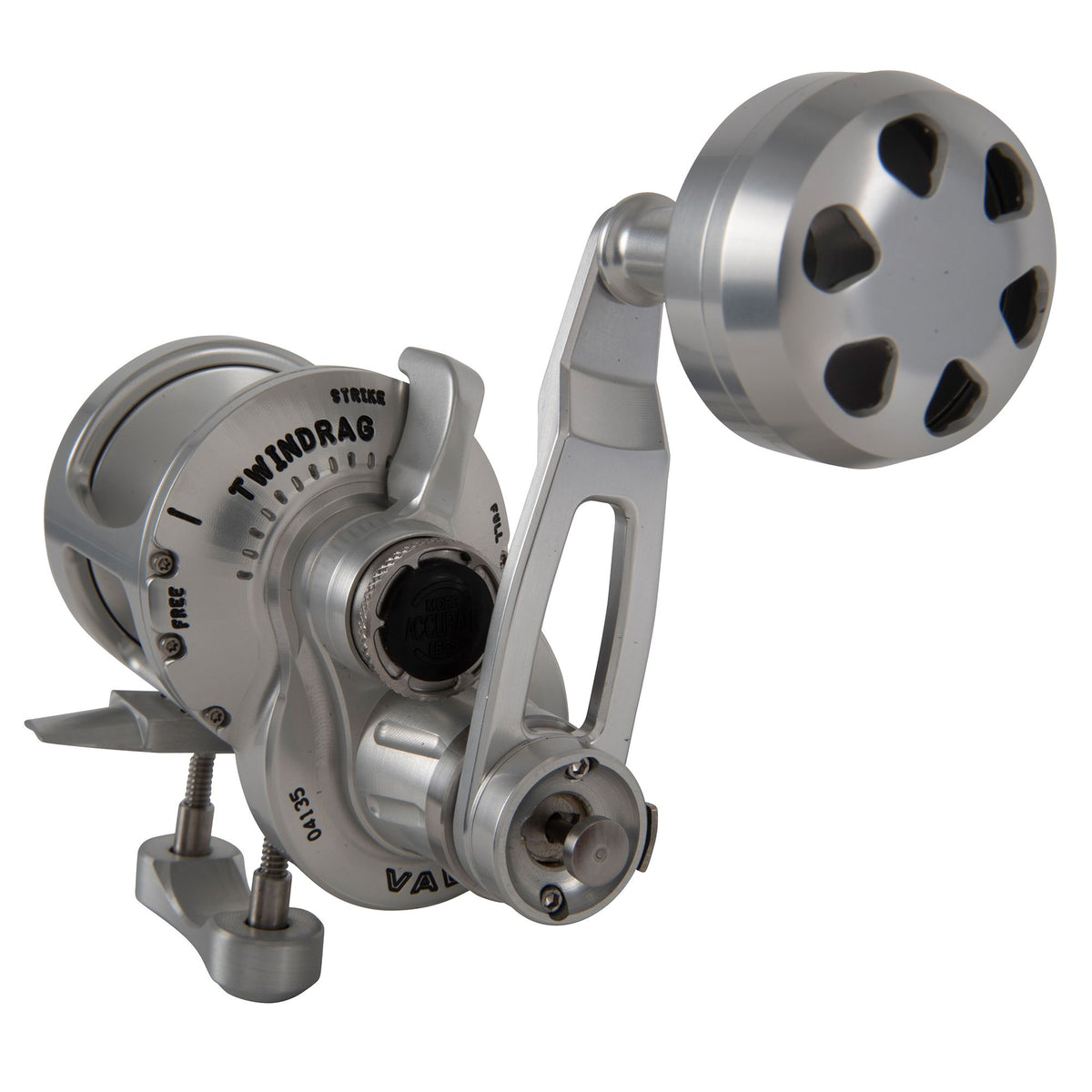 Accurate Valiant 2SPD Silver - BV2-400 Right from ACCURATE – CHAOS Fishing