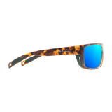 BAJIO Palometa Sunglasses | Brown Tortoise Matte Frame/ Blue Mirror Glass Lenses