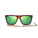 BAJIO Caballo  Brown Tortoise Gloss | Green Mirror Polycarbonate