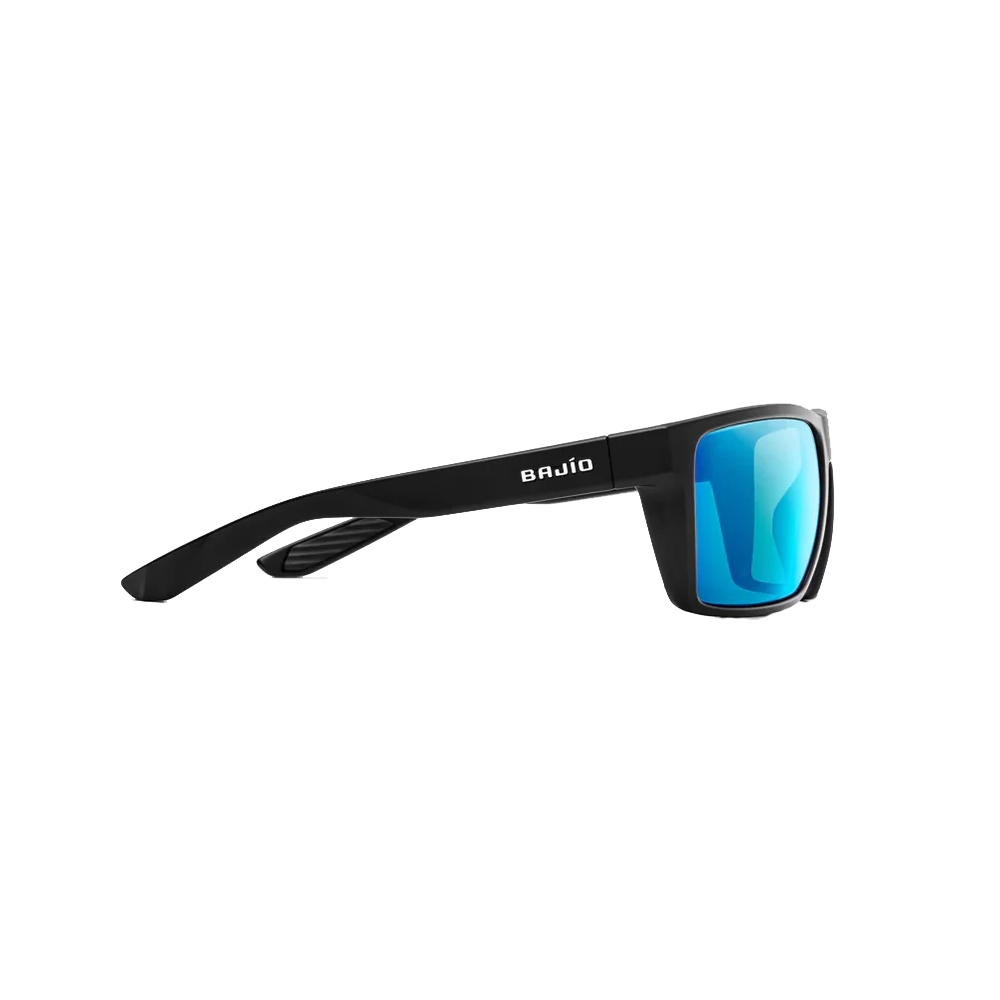 BAJIO Stiltsville Black Matte | Blue Mirror Glass