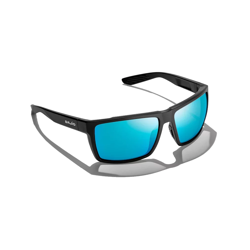 BAJIO Stiltsville Black Matte | Blue Mirror Glass