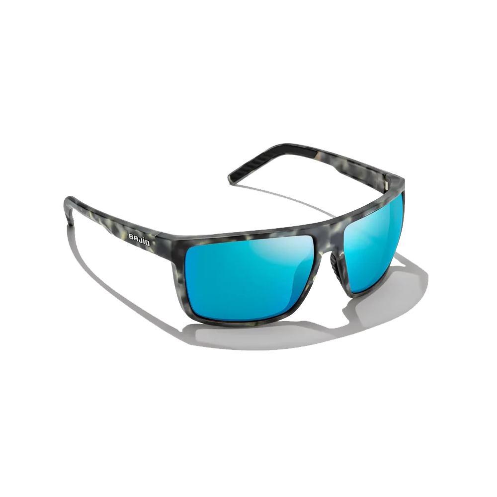 BAJIO Toads Gray Camo Matte | Blue Mirror Glass