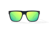 BAJIO Caballo Green Mirror Polycarbonate Lens -  Black Matte Frame - XL Fit