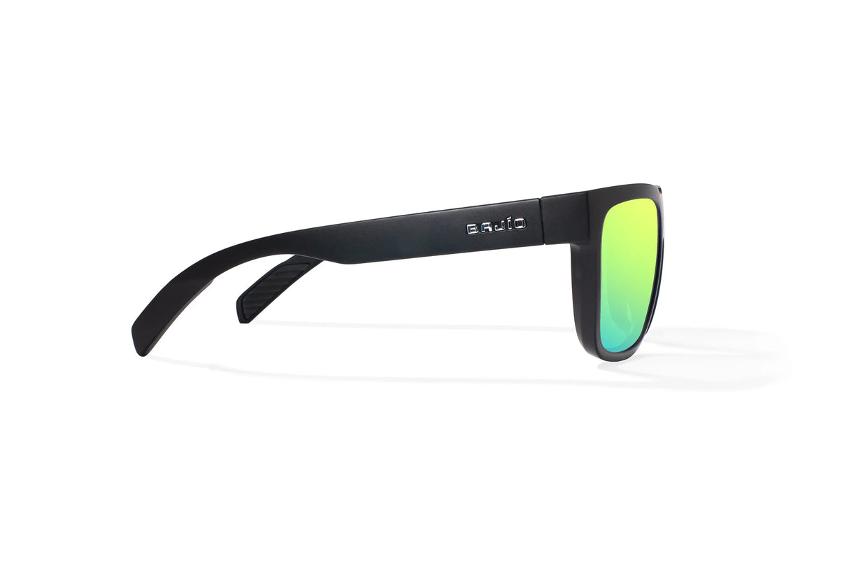 BAJIO Caballo Green Mirror Polycarbonate Lens -  Black Matte Frame - XL Fit