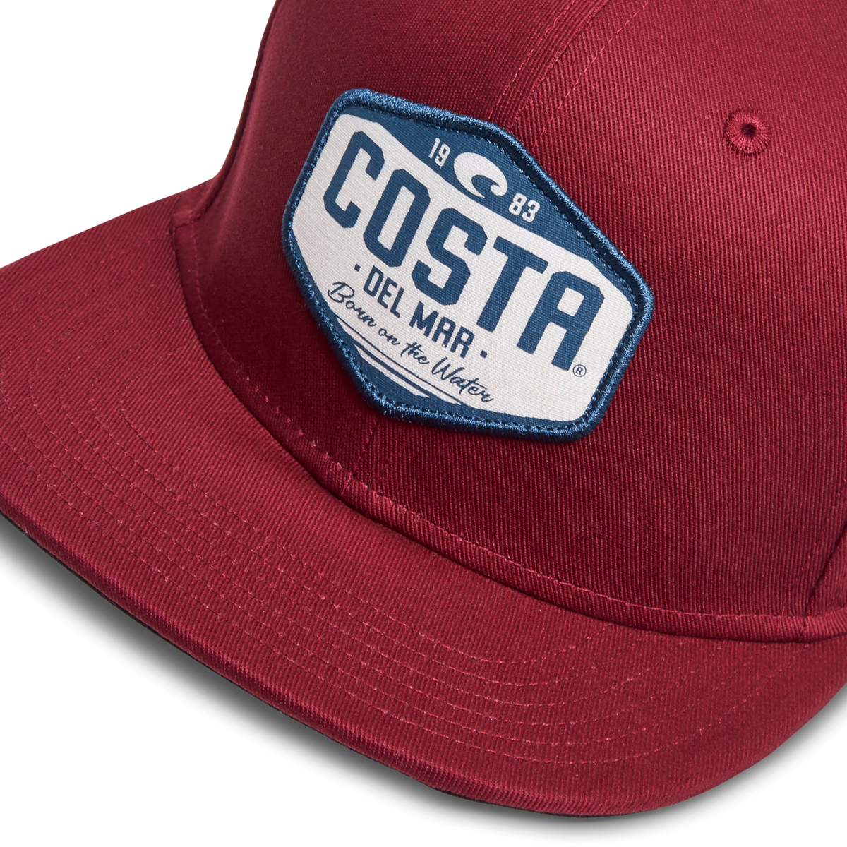 COSTA Morgan Flatbrim Hat - Maroon