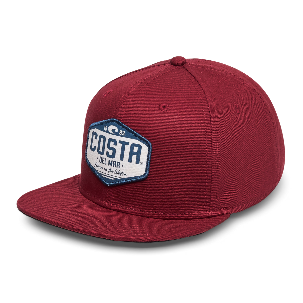 COSTA Morgan Flatbrim Hat - Maroon