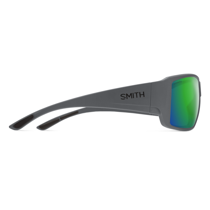 SMITH Guide&#39;s Choice Matte Cement | ChromaPop Glass Polarized Green Mirror