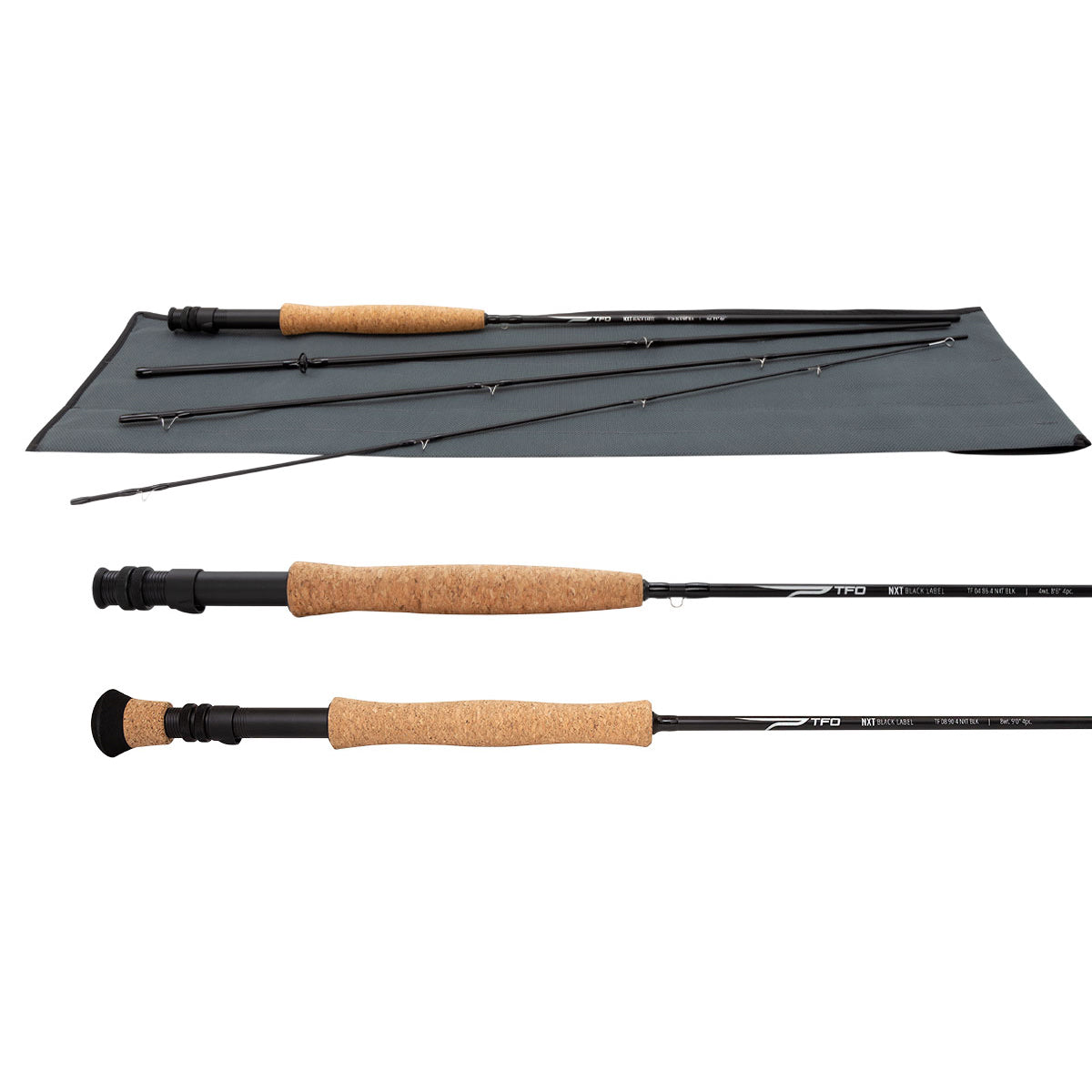 Temple Fork Outfitters 8FT6IN 4wt 4pc NXT Black Label Rod