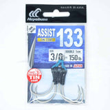 HAYABUSA EX402 Double Assist Hook 133 Tin - 2 Per Pack