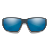 SMITH Hookset Matte Slate | ChromaPop Glass Polarized Blue Mirror