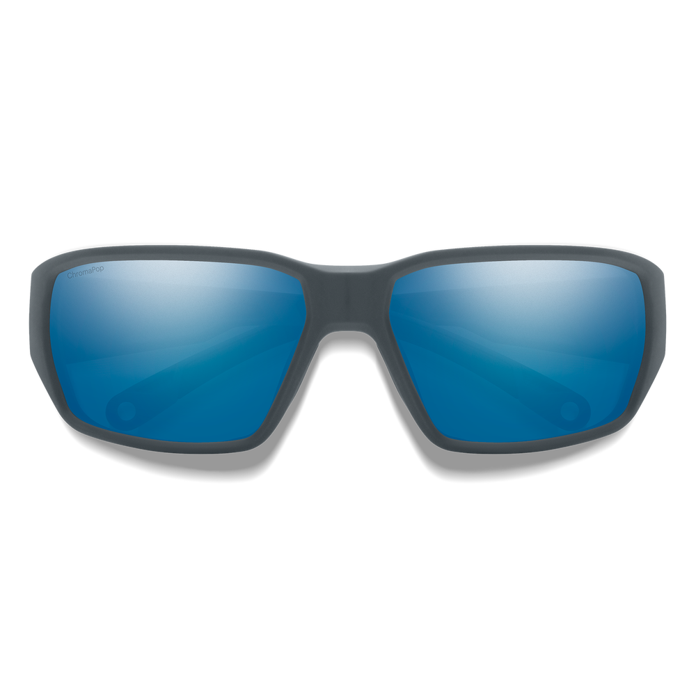 SMITH Hookset Matte Slate | ChromaPop Glass Polarized Blue Mirror