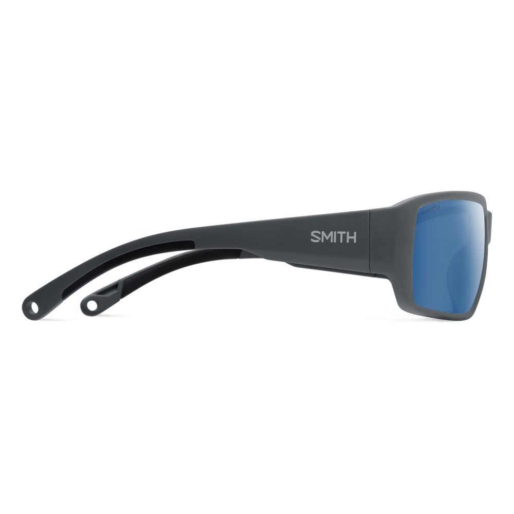 SMITH Hookset Matte Slate | ChromaPop Glass Polarized Blue Mirror